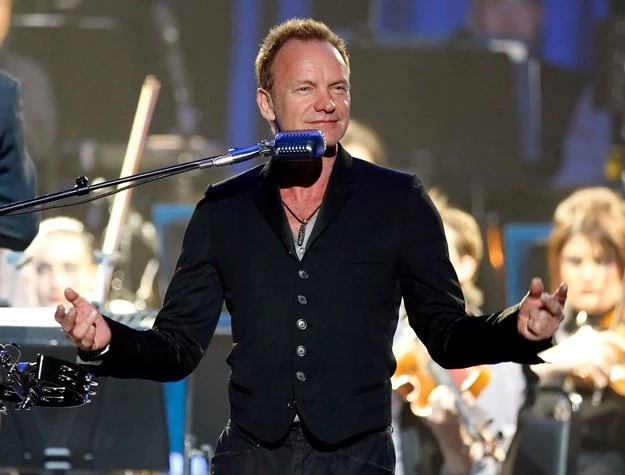 Sting podczas występu w Las Vegas - fot. Ethan Miller