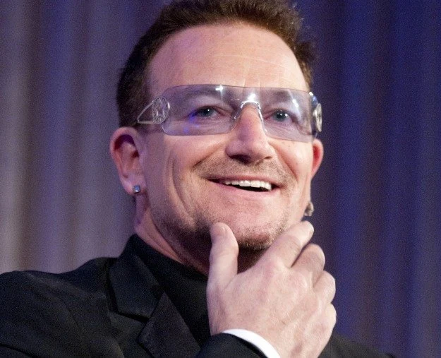 Bono (U2) tuż po przeczytaniu listy "Forbesa" fot. Kris Connor Bono (U2) tuż po przeczytaniu listy "Forbesa" fot. Kris Connor