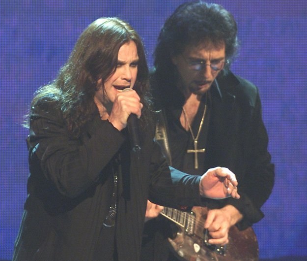 Ozzy Osbourne i Tony Iommi w 2001 roku - fot. Kevin Winter