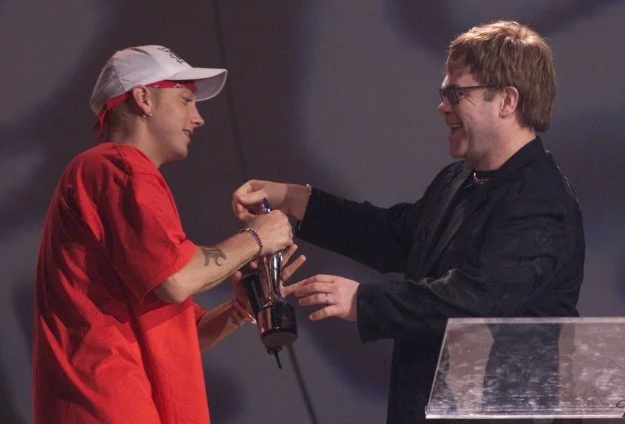 "Yo, ziomek!", "Cześć Elton!" fot. Dave Hogan "Yo, ziomek!", "Cześć Elton!" fot. Dave Hogan