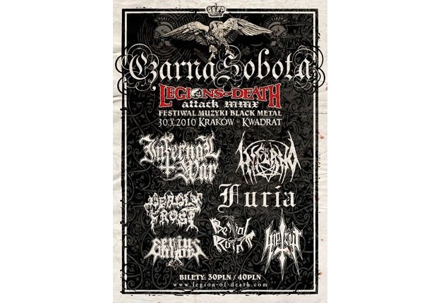 Plakat promujący festiwal "Legions Of Death"