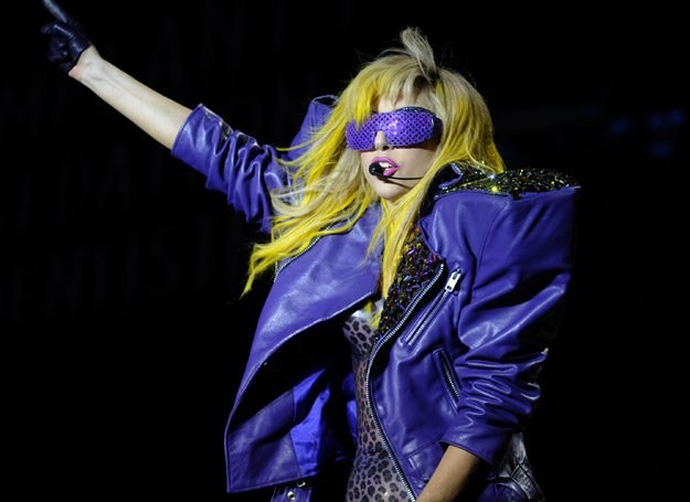 Lady GaGa podczas swojego koncertu na Lollapaloozie - fot. Tim Mosenfelder