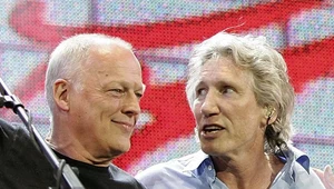 David Gilmour i Roger Waters w 2005 roku - fot. MJ Kim