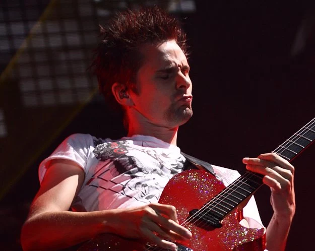 Matt Bellamy, wokalista Muse - fot. Adam Flak-Smoliński