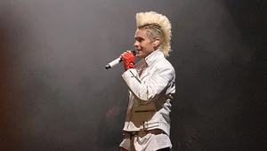 Jared Leto podczas występu w Krakowie