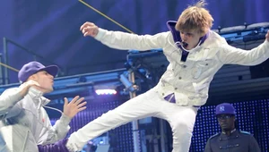 Justin Bieber podczas koncertu w Nowym Jorku - fot. Larry Busacca
