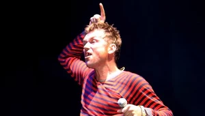 Goryl Damon Albarn tym razem jako jednorożec fot. Dave Hogan