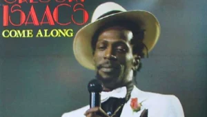 Gregory Isaacs na okładce albumu "Come Along"