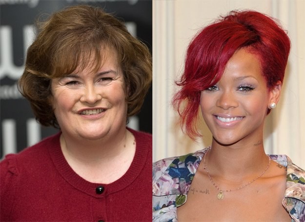 Susan Boyle i Rihanna: To na nie liczą wytwórnie - fot.  Samir Hussein / Jason Kempin