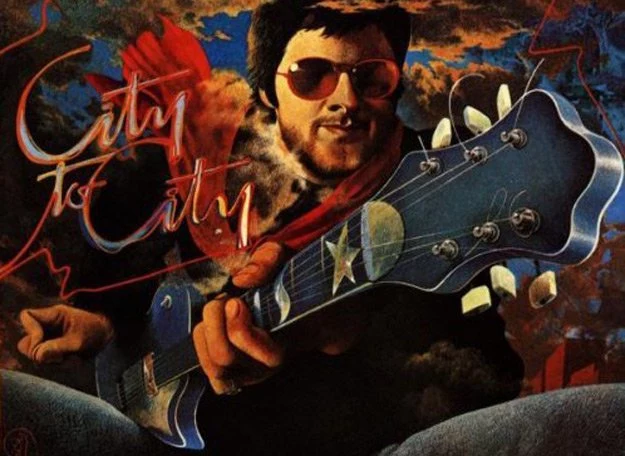 Gerry Rafferty na okładce płyty "City To City" Gerry Rafferty na okładce płyty "City To City"