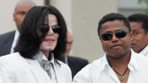 Michael Jackson z bratem Randym fot. Doug Benc