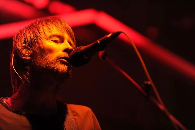 Thom Yorke, wokalista Radiohead - fot. Michael Buckner