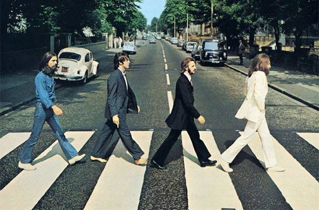 The Beatles na ikonicznej okładce albumu "Abbey Road"