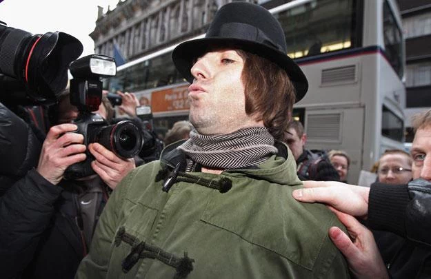 Liam Gallagher tym razem bez łupieżu fot. Jeff J Mitchell