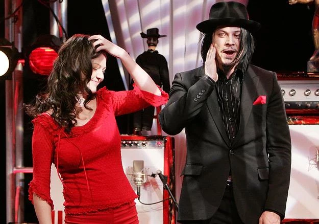 Meg i Jack White w 2005 roku - fot. Scott Gries