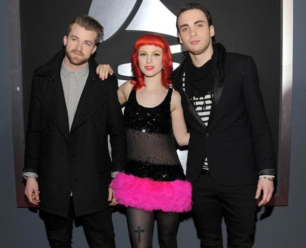 Paramore w aktualnym składzie: Jeremy Davis, Hayley Williams i Taylor York - fot. Larry Busacca