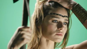 Natasza Urbańska na planie spotu do "Bitwy na głosy"