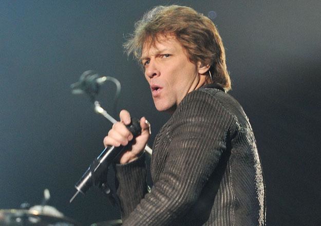 Jon  Bon Jovi w bojowym nastroju fot. Mike Coppola