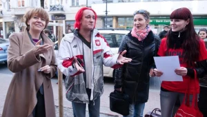 Prezydent Łodzi Hanna Zdanowska i Michał Wiśniewski zachęcają do głosowania na łódzką ekipę