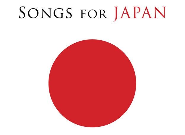 Okładka płyty "Songs For Japan"