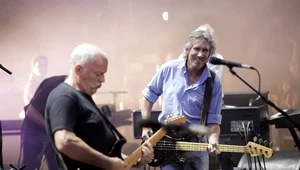 David Gilmour i Roger Waters razem podczas Live 8 w 2005 roku