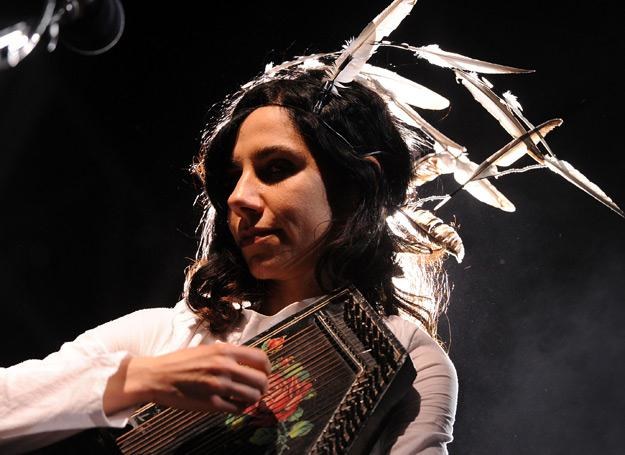 PJ Harvey sprawia radość malowanie - fot. Frazer Harrison