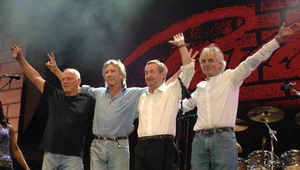Pink Floyd w 2005 roku. Ostatni wspólny występ przed śmiercią Ricka Wrighta (z prawej)
