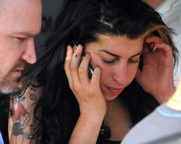 Amy Winehouse przed koncertem w Belgradzie