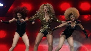Beyonce podczas występu na Glastonbury fot. Matt Cardy