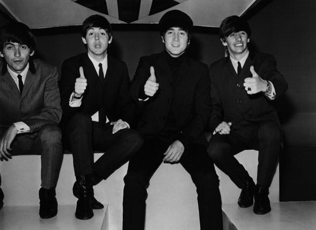 The Beatles w lutym 1964 roku w USA - fot. Hulton Archive