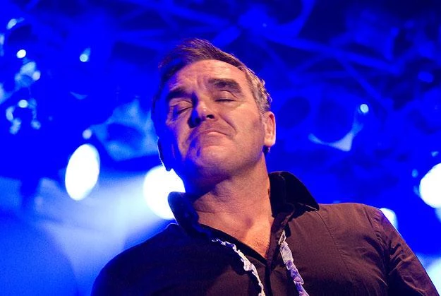 Morrissey jeszcze w suchej koszuli fot. Michał Dzikowski