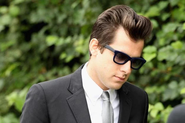 Mark Ronson, producent albumu "Back To Black", na pogrzebie Amy - fot. Dan Kitwood