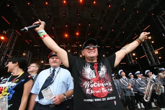 Jurek Owsiak podczas uroczystego otwarcia XVII Przystanku Woodstock - fot. Agnieszka Janowska