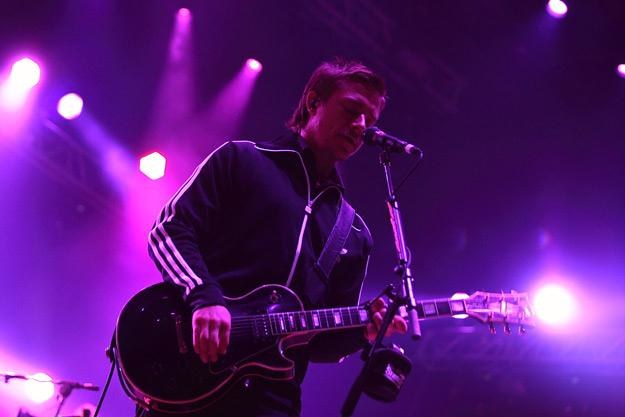 Paul Banks, wokalista Interpol, podczas występu na Coke Live - fot. Adam Flak-Smoliński