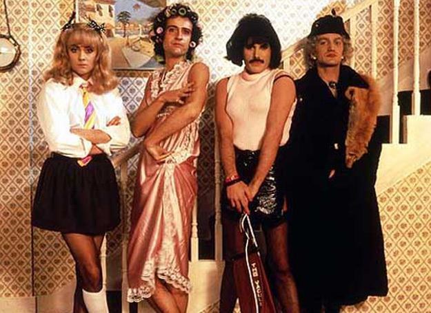 Queen w teledysku "I Want To Break Free"