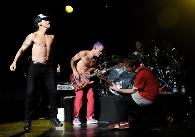 Anthony Kiedis, Flea i Josh Klinghoffer - fot. Kevin Winter