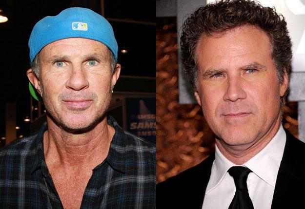 Chad Smith (fot. David Livingston) i Will Ferrell (fot. Dimitrios Kambouris). A może na odwrót?