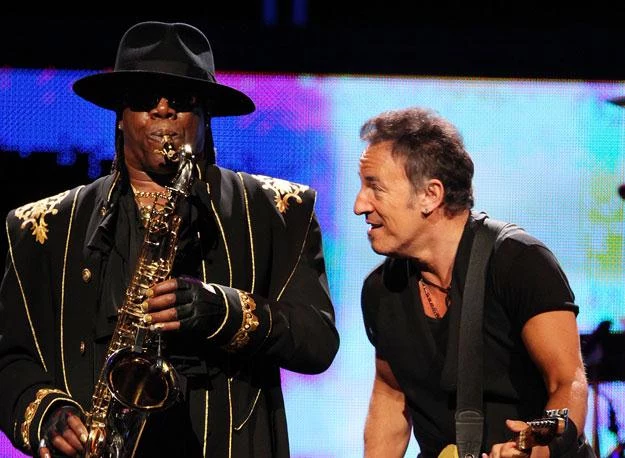 Clarence Clemons z Brucem Springsteenem fot. Vince Bucci