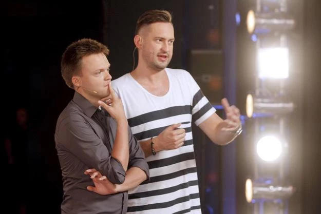 Szymon Hołownia i Marcin Prokop - prowadzący "Mam talent"