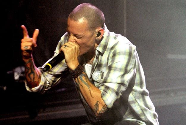 Obolały Chester Bennington (Linkin Park) fot. Kevin Winter