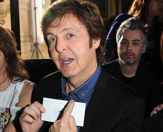 Paul McCartney i jego bilet do Polski fot. Pascal Le Segretain