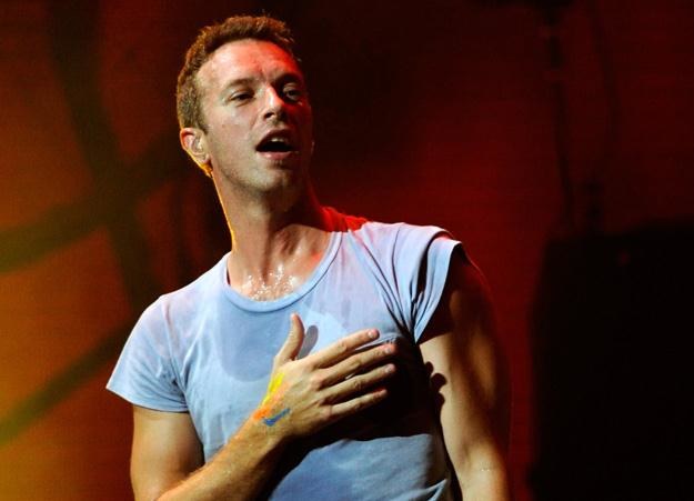 Chris Martin, wokalista Coldplay - fot. Ethan Miller