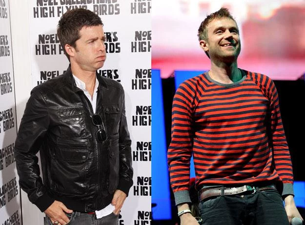 Noel Gallagher (fot. Dave Hogan) i Damon Albarn (fot. Michael Buckner): Koledzy Noel Gallagher (fot. Dave Hogan) i Damon Albarn (fot. Michael Buckner): Koledzy