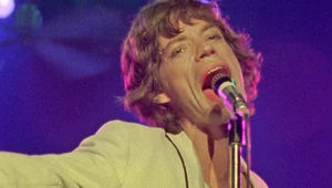 Mick Jagger podczas legendarnego koncertu