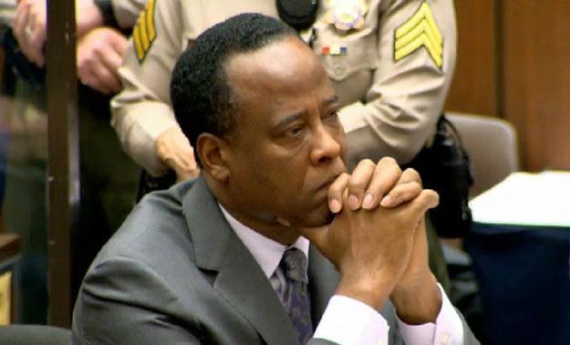 Conrad Murray spędzi w więzieniu niecały miesiąc? fot. Pool