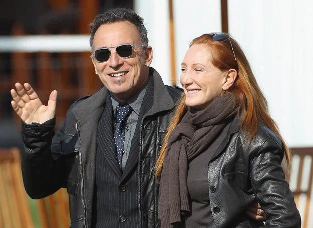 Bruce Springsteen z żoną Patti Scialfa - fot. Chris Jackson