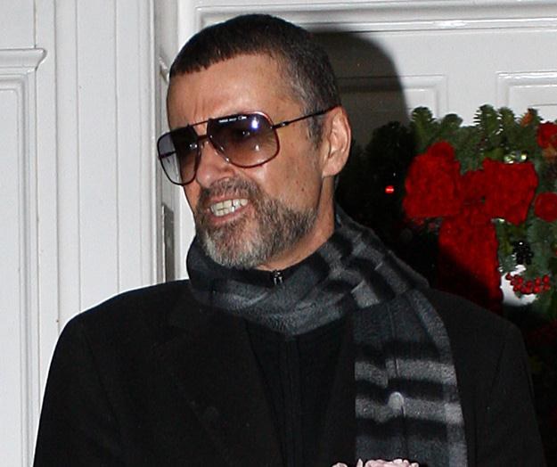 George Michael już po wyjściu ze szpitala - fot. Neil Mockford