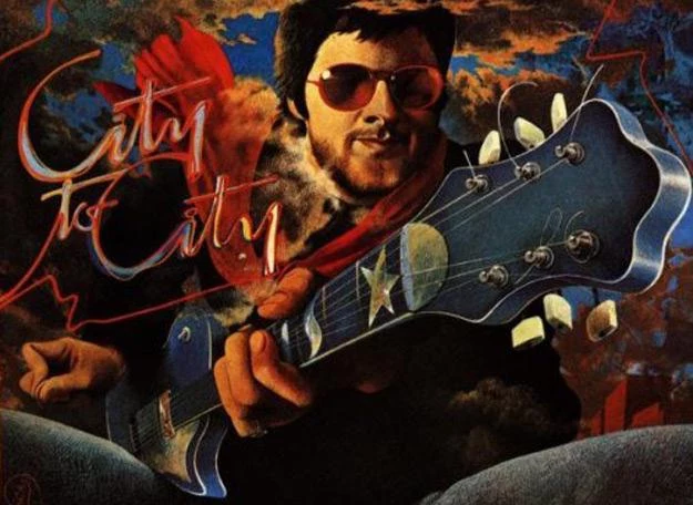 Gerry Rafferty na okładce płyty "City To City"