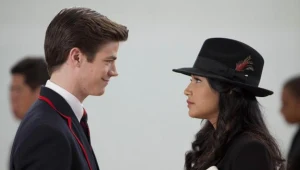Grant Gustin i Naya Rivera - duet odpowiedzialny za ten cover (fot. Fox)