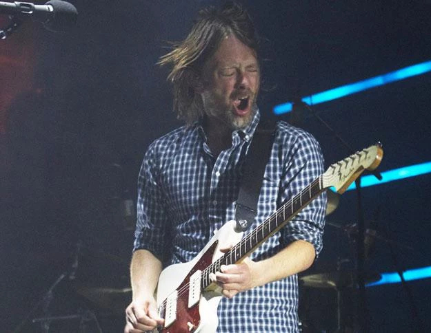 Thom Yorke (Radiohead) przed tournee intensywnie ćwiczył na "Guitar Hero" fot. Cory Schwartz